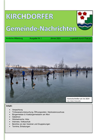 KIRCHDORFER Gemeinde-Nachrichten Ausgabe Nr. 1 - 2024 (30.01.2024)