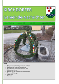 KIRCHDORFER Gemeinde-Nachrichten Ausgabe Nr.2 - 2024 (25.03.2024)